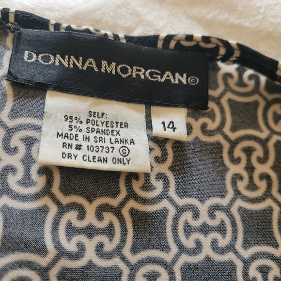 Donna Morgan Wrap Dress – Size 14 - Picture 3 of 3